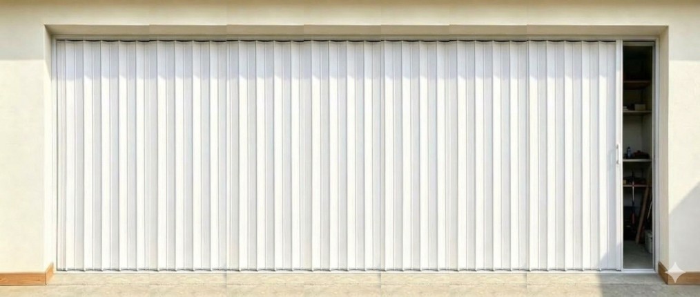 Pintu Lipat Aluminium Putih Surabaya