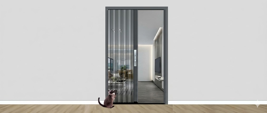 Pintu Lipat Kasa Hitam Surabaya